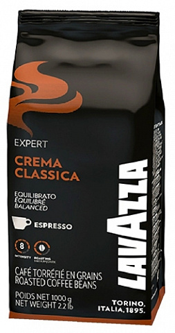 Кофе в зёрнах LAVAZZA «Crema Classica Vending» 1000 г.